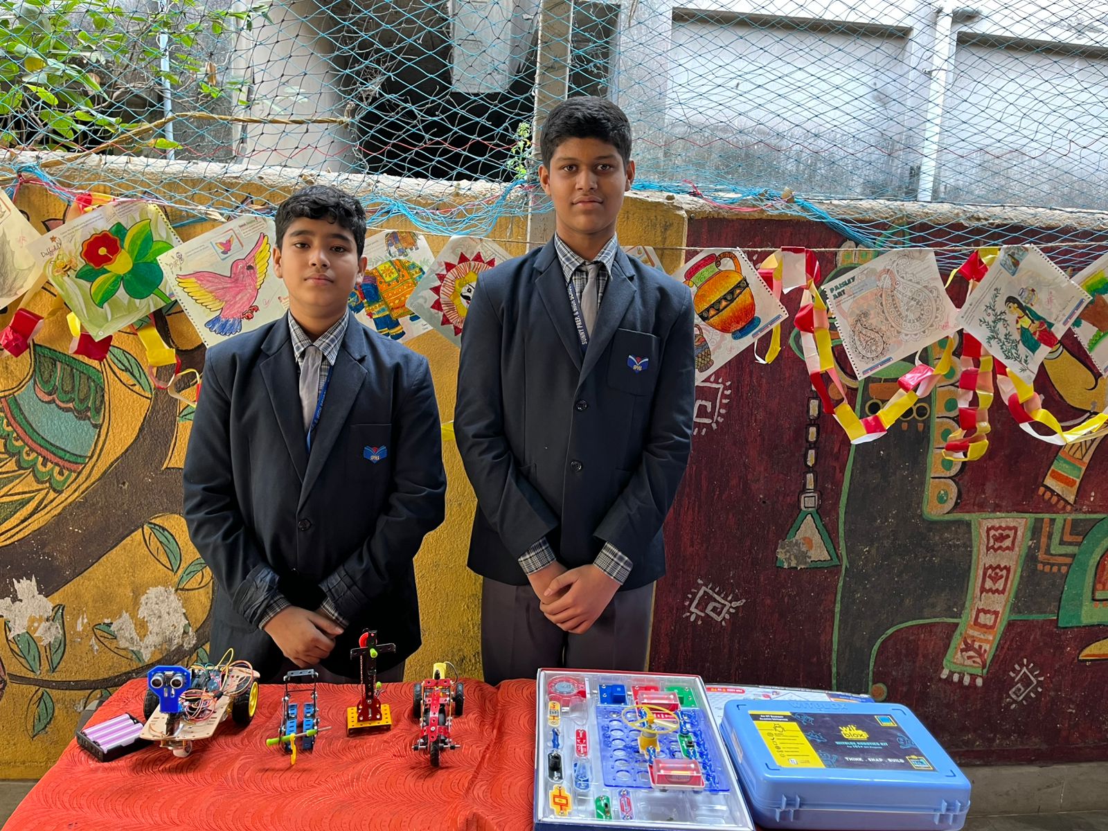 Robotics challenge work by students